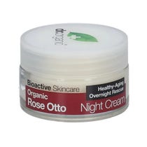 Dr Organic Rose Otto Rosa Crema Notte Viso 50ml-2