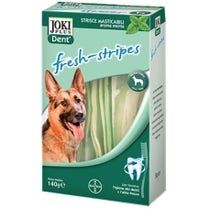 Joki Dent Fresh-Stripes Snack Igiene Dentale Cani Taglia Grande 140g-2