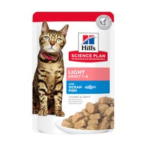 Hill's Science Plan Light Bocconcini Pesce Oceanico Gatti Adulti Bustina85g-2