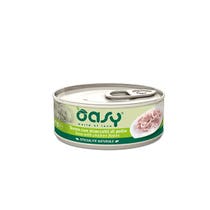 Oasy Wet Cat Tonno Con Straccetti Di Pollo Cibo Umido Gatti Adulti Lattina 70g-2