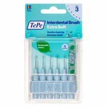 TePe Scovolino Extra Soft Blu Per Pulizia Interdentale Misura ISO 3 (filo 0,6 mm) 6 Pezzi-1