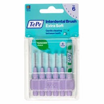TePe Scovolino Extra Soft Viola Per Pulizia Interdentale Misura ISO 6 (filo 1,1 mm) 6 Pezzi-1