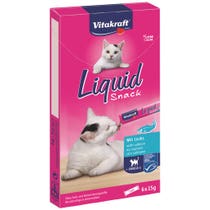 Vitakraft Liquid Snack Gusto Salmone Con Omega 3 Per Gatti Adulti Bustine 6x15g-2