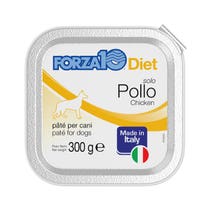 Forza10 Solo Diet Pollo Paté Per Cani Adulti Vaschetta 300g-2
