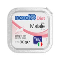 Forza10 Solo Diet Maiale Paté Per Cani Adulti Vaschetta 300g-3
