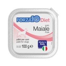 Forza10 Solo Diet Maiale Paté Per Cani Adulti Vaschetta 100g-2