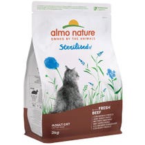 Almo Nature Sterilised Cibo Secco Con Manzo Fresco Per Gatti Adulti Sacco 2kg-3