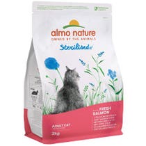 Almo Nature Sterilised Cibo Secco Con Salmone E Riso Per Gatti Adulti Sacco 2kg-3