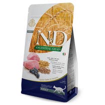 Farmina N&D Ancestral Grain Selection Agnello E Mirtillo Gatti Adulti Sacco 300g-1