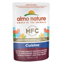 Almo Nature HFC Cuisine Cibo Umido Filetto Di Tonno E Aragosta Per Gatti Adulti 55g-1