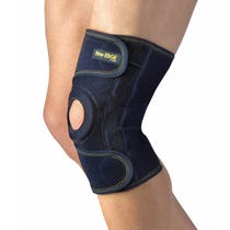 Pavis Ginocchiera Elastica Con Foro E Aste Policentriche Colore Blu Taglia Regular Cod. 022