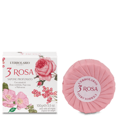 L'Erbolario Sapone 3 Rosa 100g-2