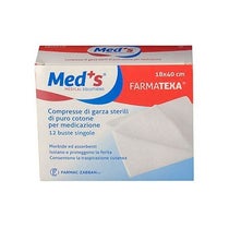 Meds Farmatexa Garza Compressa 12/8 18x40cm 12 Pezzi-3