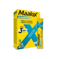 Maalox Reflurapid Blocca il Reflusso Riduce il Bruciore 20 Bustine-1