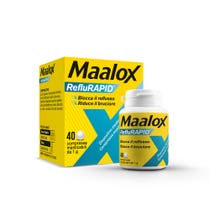 Maalox Reflurapid Blocca il Reflusso Riduce il Bruciore 40 Compresse-1