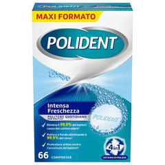 Polident Intensa Freschezza Pulitore Protesi Dentale 4 in 1 66 Compresse -3