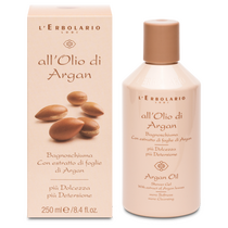 L'Erbolario Bagnoschiuma All'Olio Di Argan Detergente Cremoso Delicato Corpo 250ml-2