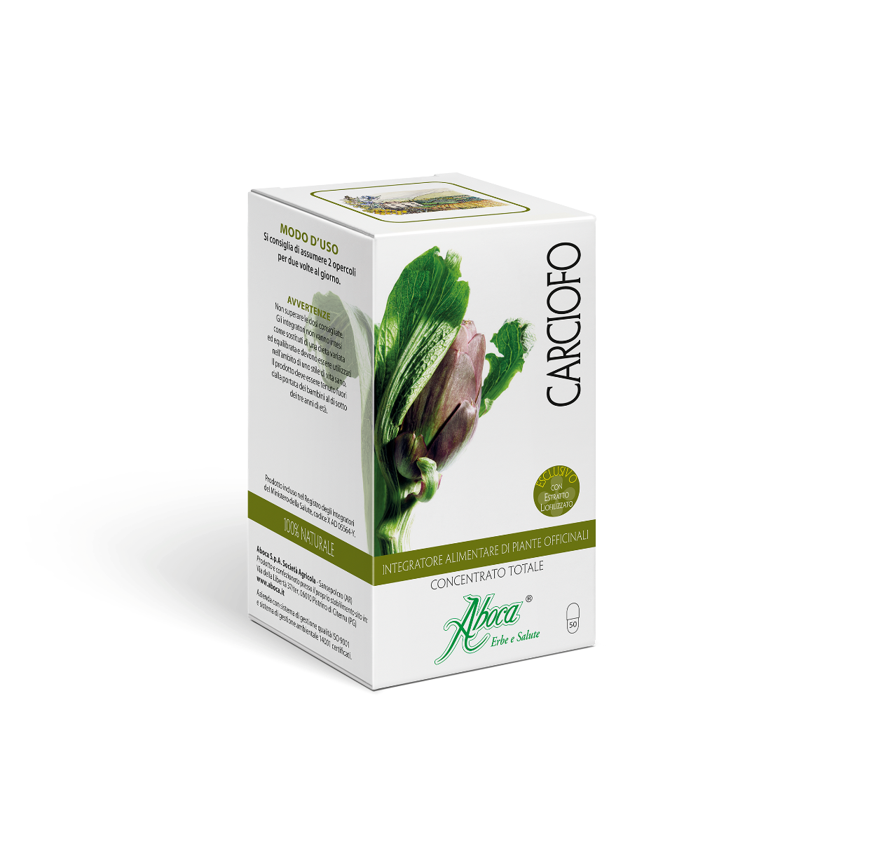 Aboca Carciofo Concentrato Totale 50 Opercoli