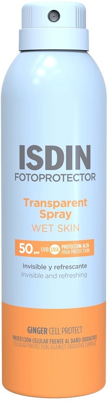 Transparent Spray Wet Skin Spf50 250 ml