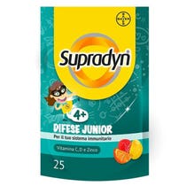 Supradyn Difese Junior Integratore Difese Immunitarie con Vitamina C D e Zinco 25 Caramelle Gommose-17