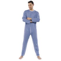 Wellness 992 Pigiama Uomo Azzurro Doppia Cerniera Taglia M - 2