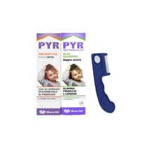 Pyr Olio Shampoo Antipediculosi + Lozione Spray Preventivo + 1 Pettinino -3