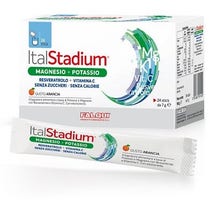 Italstadium Magnesio/Potassio/Resveratrolo/Vitamina C Arancia Senza Zuccheri 24 Stick-2