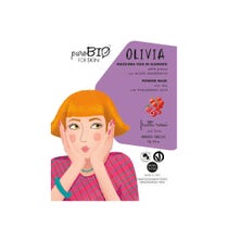 Purobio Olivia Maschera Peel-Off Pelle Grassa Acido Ialuronico Frutti Rossi 13g-2