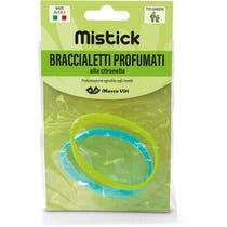 Mistick Braccialetti Profumati Citronella Azzurro/Verde 2 Pezzi