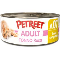 Petreet Tonno Rosa Con Patate Cibo Umido Per Gatti Adulti Lattina 70g-1