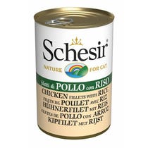 SCHESIR CAT FIL POLLO RISO140G-1