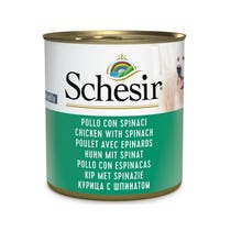 Schesir Pollo Con Spinaci Cibo Umido Cani Adulti Lattina 285g-3