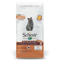 Schesir Sterilized&Light Croccantini Con Pollo Per Gatti Adulti Sacco 10kg-1