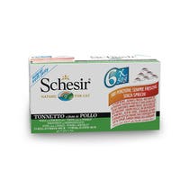 Schesir Tonnetto E FIletti Di Pollo Cibo Umido Gatti Adulti Multipack 6x50g-2