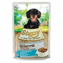Stuzzy Sfilaccetti Con Pesce Bianco Per Cani Adulti Bustina 100g-3