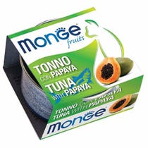 Monge Fruits Pezzetti Di Tonno Con Papaya Cibo Umido Gatti Adulti Vaschetta 80g-1