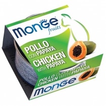 Monge Fruits Pollo Con Papaya Cibo Umido Per Gatti Adulti 80g-1
