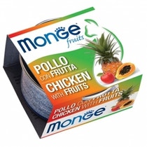 Monge Fruits Pollo Con Frutta Cibo Umido Per Gatti Adulti 80g-1