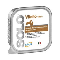 Drn Solo Vitello Alimento Dietetico Monoproteico Umido Per Cani/Gatti 100g-2