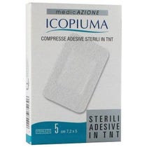 Compressa Adesiva Tessuto Non Tessuto 7,5x5cm 5 Pezzi-1
