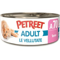 Petreet Vellutate Tonno Cibo Umido Gatto Adulto Barattolo 70g-2