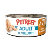 Petreet Adult Le Vellutate Tonno Con Carote Per Gatti Lattina 70g-1