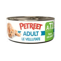 Petreet Adult Le Vellutate Tonno Con Piselli Per Gatti Lattina 70g-1