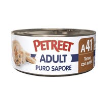 Petreet Adult Puro Sapore Con Surimi Per Gatti Lattina 70g-1