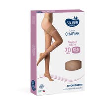 Sauber Linea Charme 70 Den Autoreggente Camel Taglia 4-2