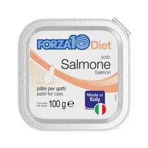 Forza10 Solo Diet Salmone Paté Per Gatti Adulti Vaschetta 100g-1