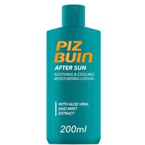 PIZ BUIN Latte Doposole Idratante Lenitivo Rinfrescante Con Aloe Vera ed Estratto di Menta 200ml-7