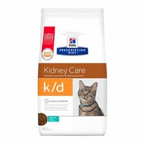 Hill's Prescription Diet K/D Kidney Care Con Tonno Cibo Secco Per Gatti 1,5kg-2
