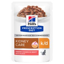 Hill's Prescription Diet K/D Kidney Care Bocconcini Salmone Per Gatti Bustina 85g-3