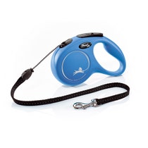 Flexi New Classic In Corda Guinzaglio Per Cani Colore Blu Taglia M 5m
